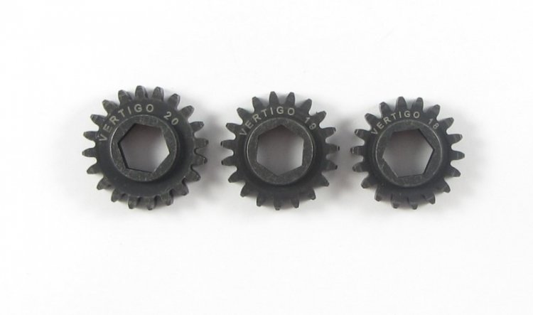 101120 Steel pinion gear (Hex Drive Losi) 20T - Click Image to Close