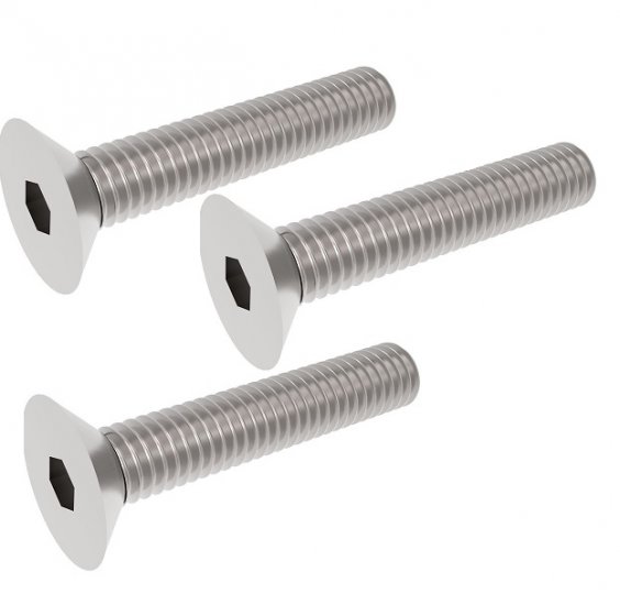 M6X40Z M60 x 40 flathead screws (3 per package) - Click Image to Close