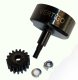 61652-17 Hex Drive Vented clutch bell w/17t pinion gear.