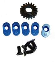 100918 Steel pinion gear w/ 5 - 18t inserts (Hex Drive Losi) 18T