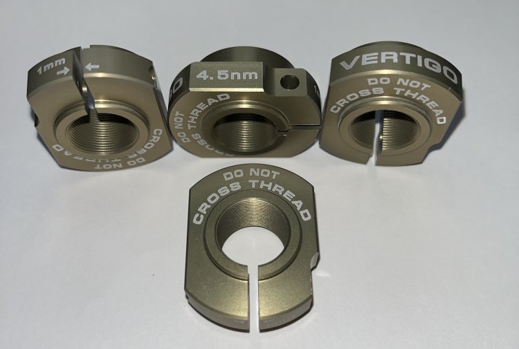 130662 Vekta .5/TT Hard Anodized 7075 Slipper Nut - Click Image to Close